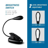 Rechargeable Book Light Single-head 4 LED Lights - Snap A Gadget