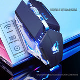 Noiseless Wireless Mouse USB rechargeable Built-in Battery - Snap A Gadget