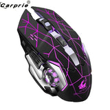 Rechargeable X8 Wireless Gaming Mouse LED Backlit - Snap A Gadget