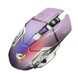 Rechargeable X8 Wireless Gaming Mouse LED Backlit - Snap A Gadget