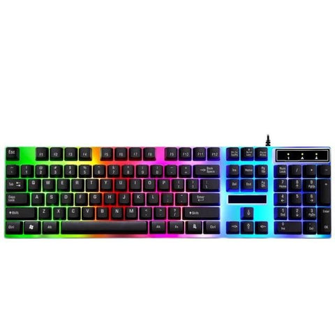 LED Backlight Game USB Cable Mechanical Keyboard - Snap A Gadget